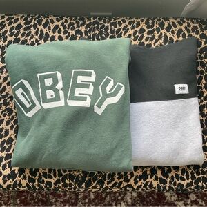 Bundle of 2 OBEY Hoodies M/L